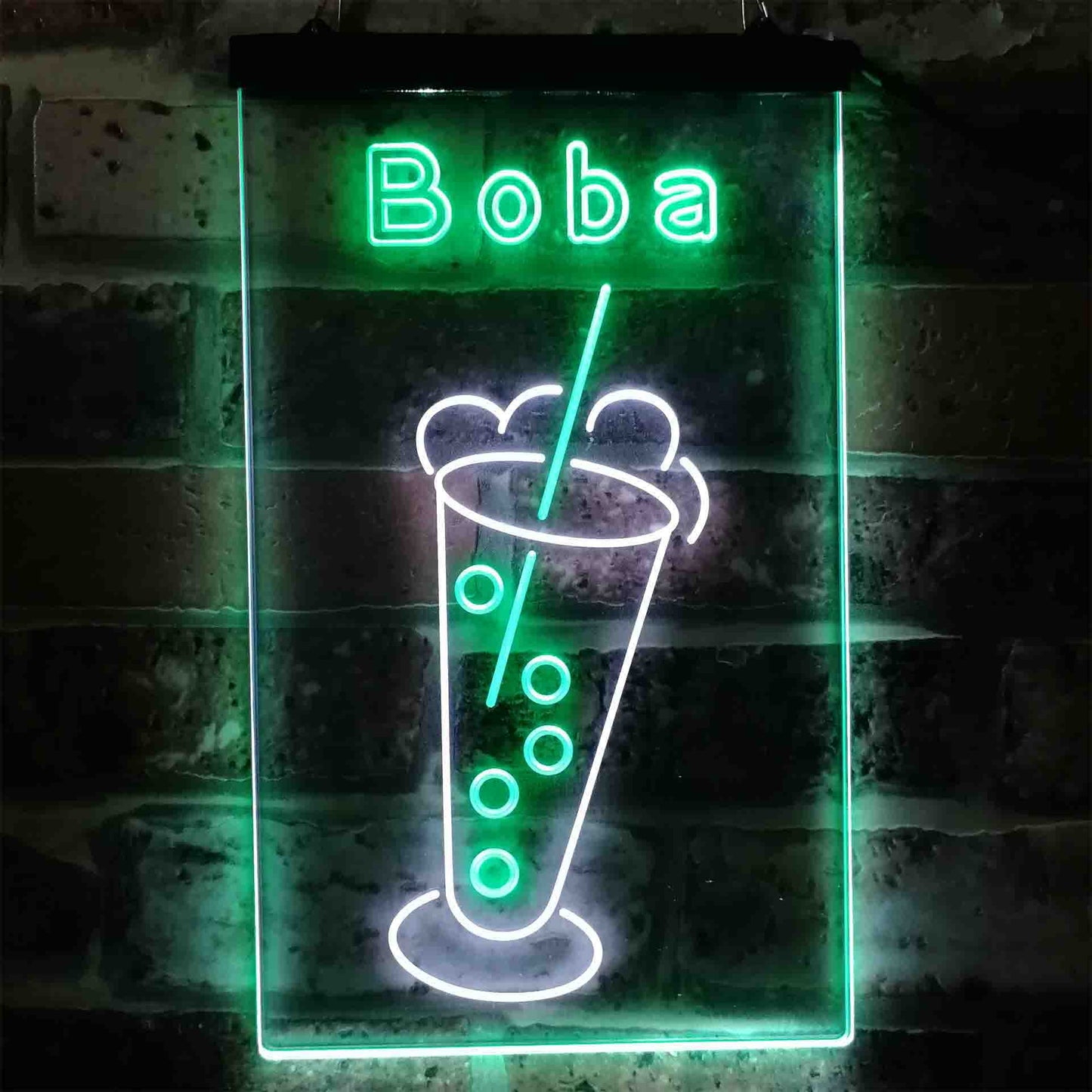 Boba Tea Two Colors LED Sign (Three Sizes)