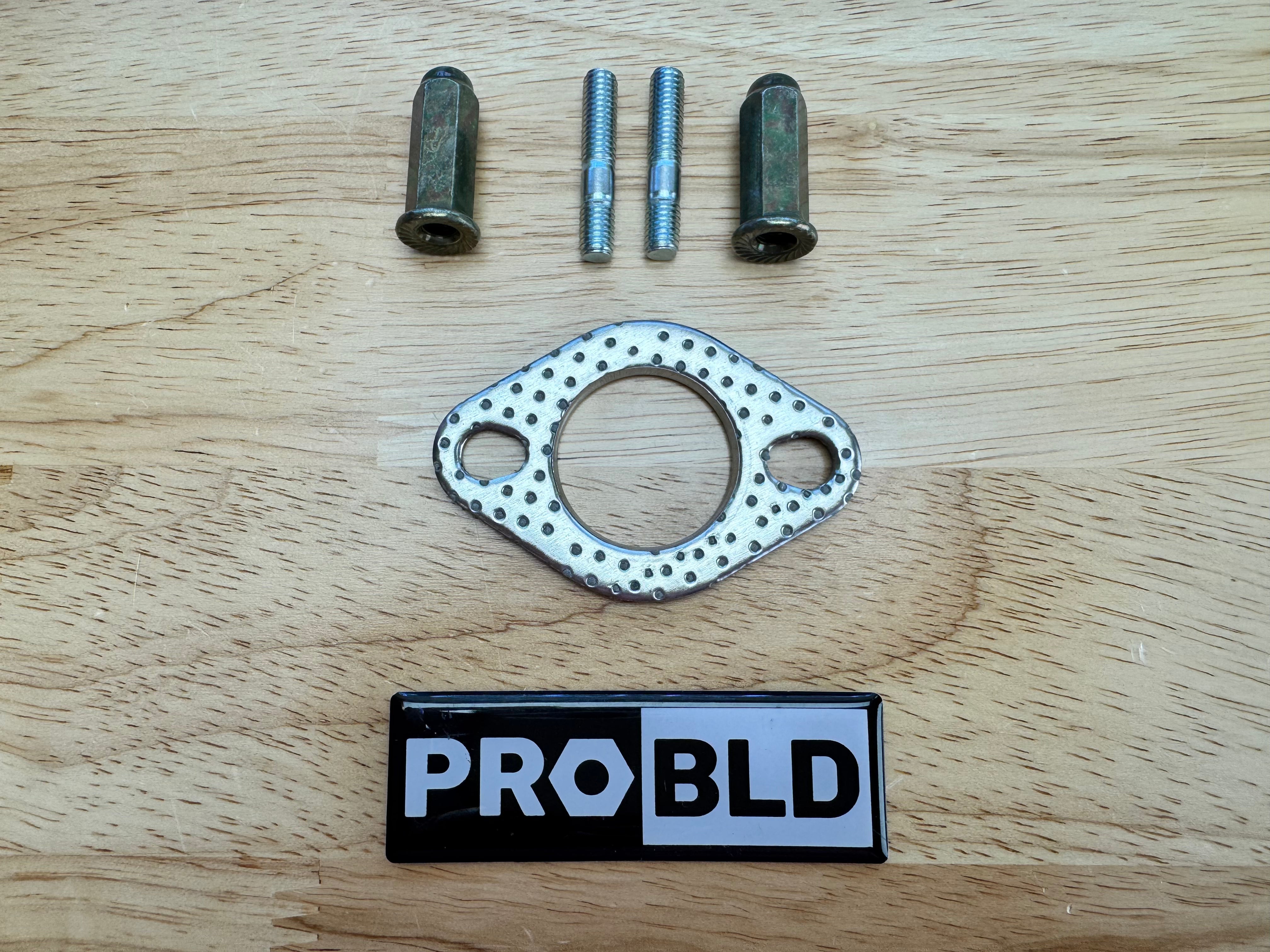 GY6 Exhaust Gasket + Stud and Nut Kit - ProBld