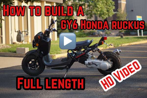 How To Build A Gy6 Honda Ruckus Oem Look Full Video Rolling Wrench