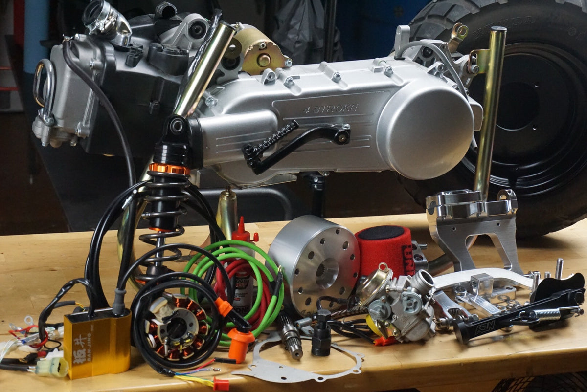 Honda Ruckus GY6 conversion kit (oem look) – Rolling Wrench 2013 kymco motorcycle wiring diagram 