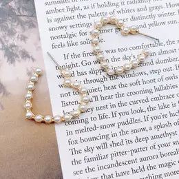 Pearl Heart Hoops - Kathy's Shoes