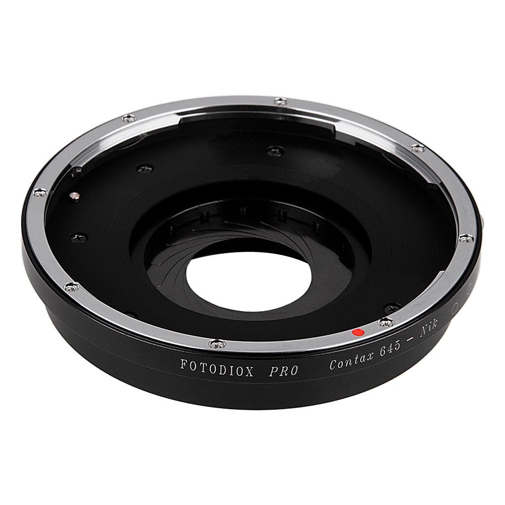 Fotodiox Pro Lens Mount Adapter - Contax 645 (C645) Mount Lenses to Pentax  K (PK) Mount SLR Camera Body with Built-In Aperture Iris