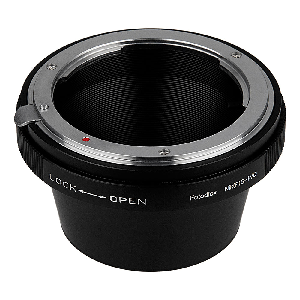 Fotodiox Lens Adapter - Compatible with Nikon F Mount D/SLR Lenses to  Pentax Q (PQ) Mount Mirrorless Cameras