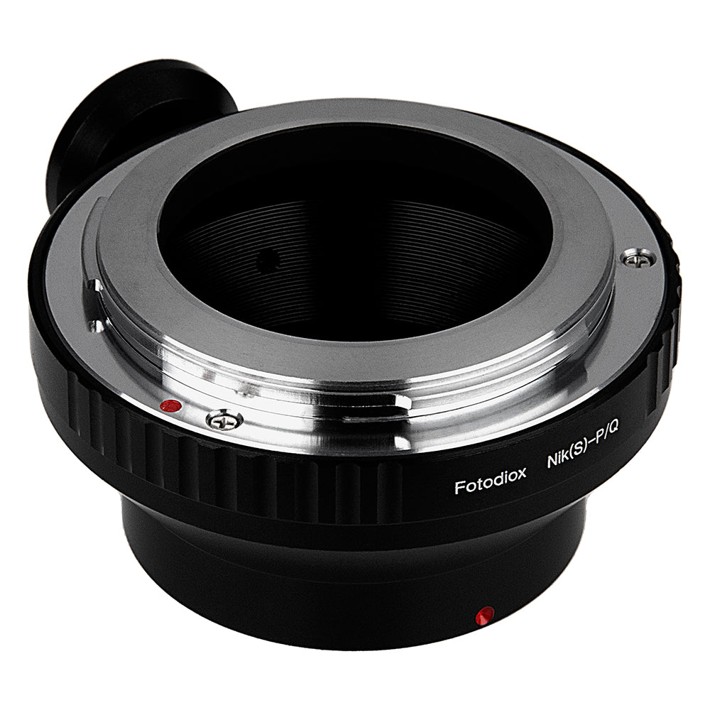 Fotodiox Lens Adapter - Compatible with Nikon F Mount D/SLR Lenses to  Pentax Q (PQ) Mount Mirrorless Cameras