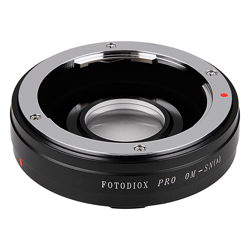 Fotodiox Lens Mount Adapter - Olympus Zuiko (OM) 35mm SLR Lens to Sony  Alpha E-Mount Mirrorless Camera Body