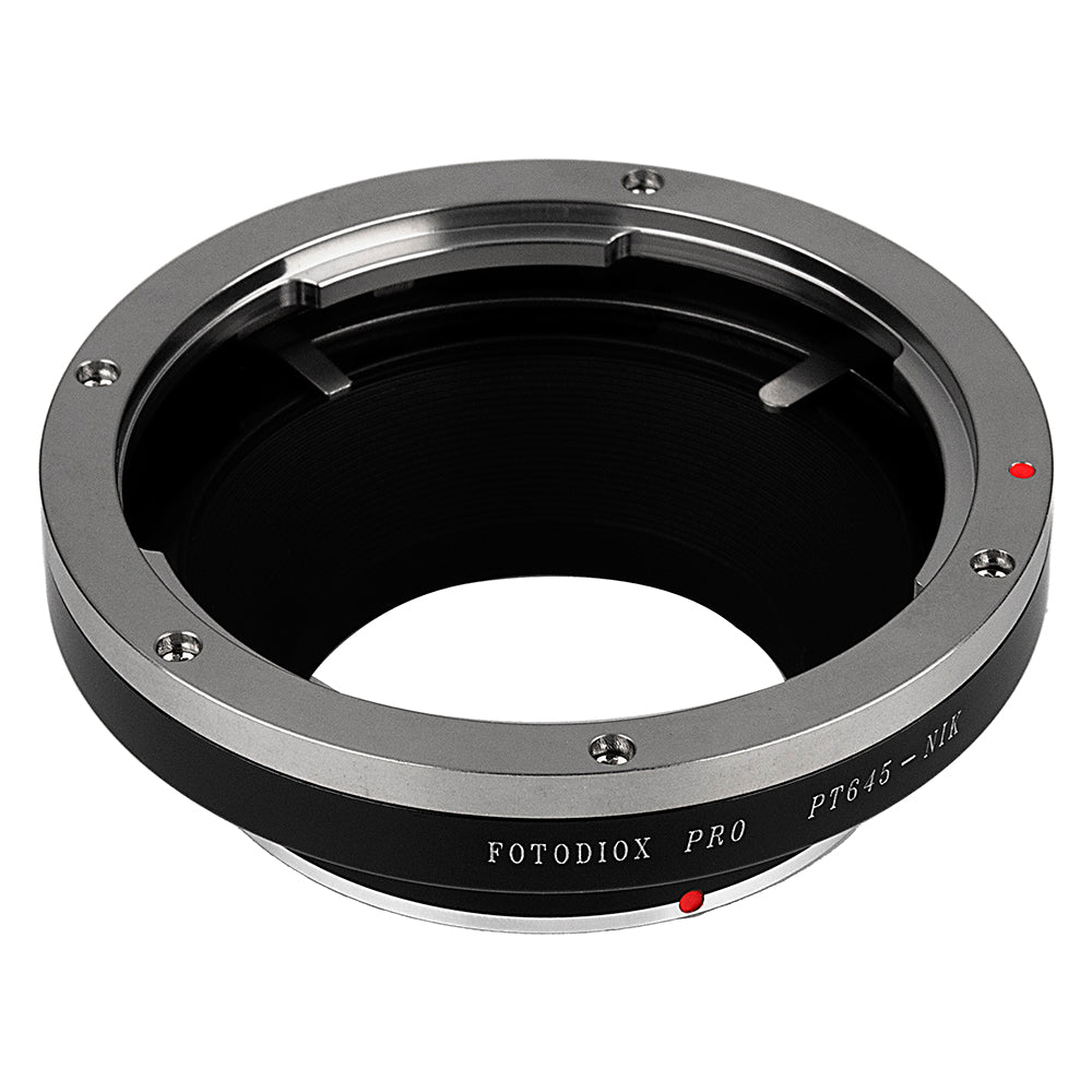 Fotodiox Pro Lens Mount Adapter - Contax 645 (C645) Mount Lenses to Pentax  K (PK) Mount SLR Camera Body with Built-In Aperture Iris