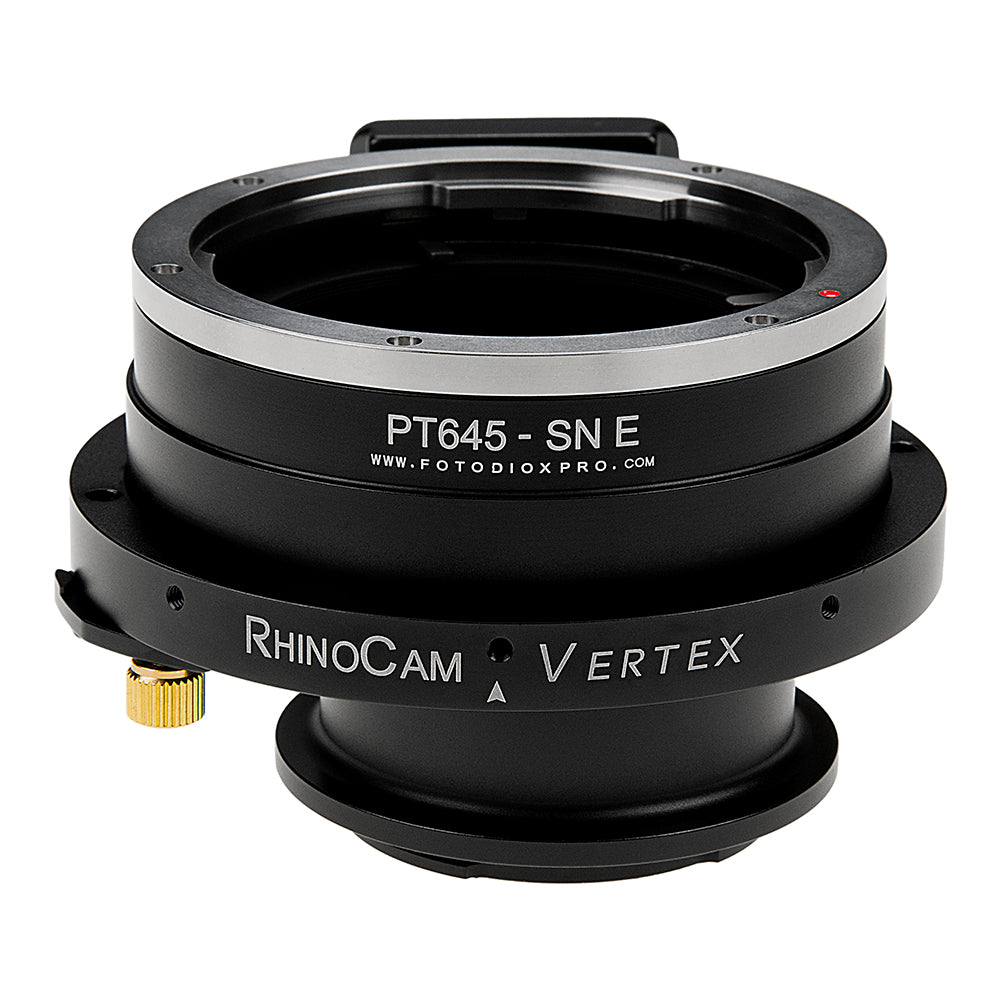 RhinoCam Vertex Rotating Stitching Adapter, Compatible with Hasselblad  V-Mount SLR Lens to Sony Alpha E-Mount Mirrorless Cameras