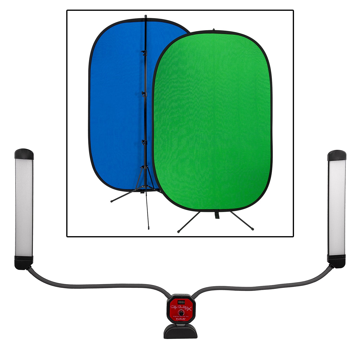 Selfie Starlite Stix Tabletop Vlog Monitor Light - Bi-Color Dimmable LED  Wand Lights – Fotodiox, Inc. USA