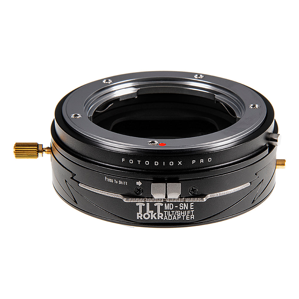 Fotodiox Pro TLT ROKR - Tilt / Shift Lens Mount Adapter for Minolta Rokkor  (SR / MD / MC) SLR Lenses to Fujifilm Fuji X-Series Mirrorless Camera Body