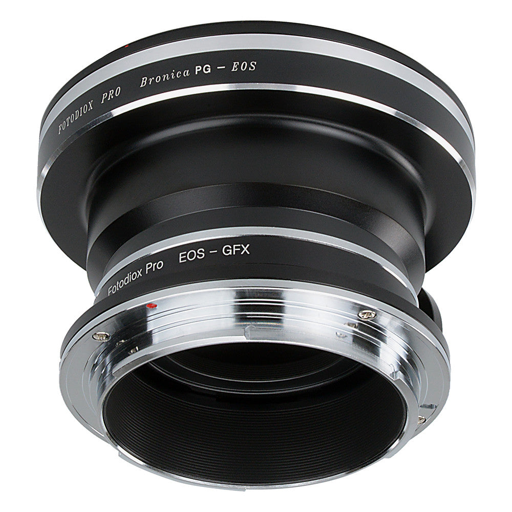 Fotodiox Pro Lens Mount Double Adapter, Bronica GS-1 (PG) Mount SLR and  Canon EOS (EF / EF-S) D/SLR Lenses to Fujifilm G-Mount GFX Mirrorless  Digital