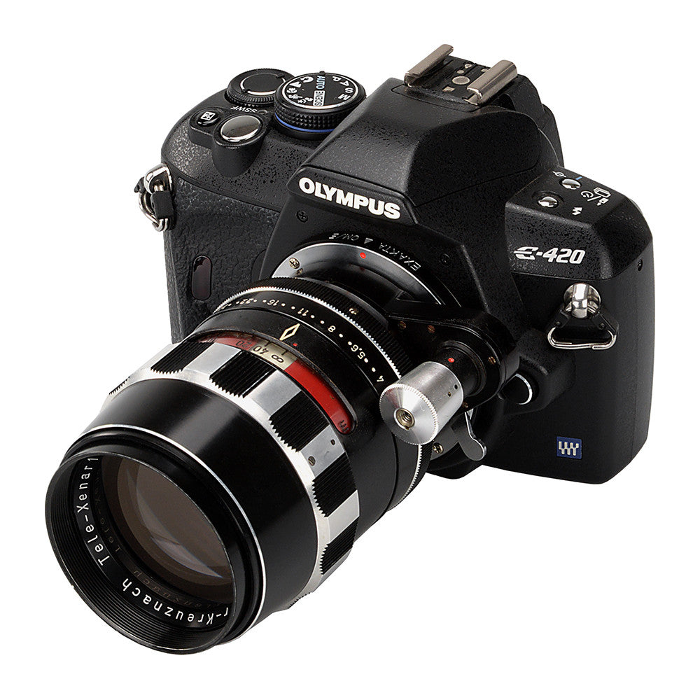 lens adapter exakta topcon lenses to olympus 4 3 mount dslr cameras fotodiox inc usa
