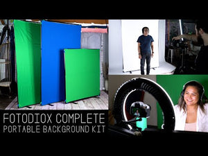Complete Portable Background Kit - 5 x  ( x ) Black / White –  Fotodiox, Inc. USA