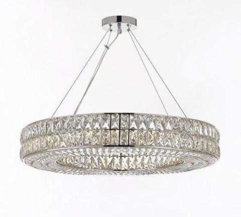 Crystal Spiridon Ring Chandelier Modern Contemporary Lighting