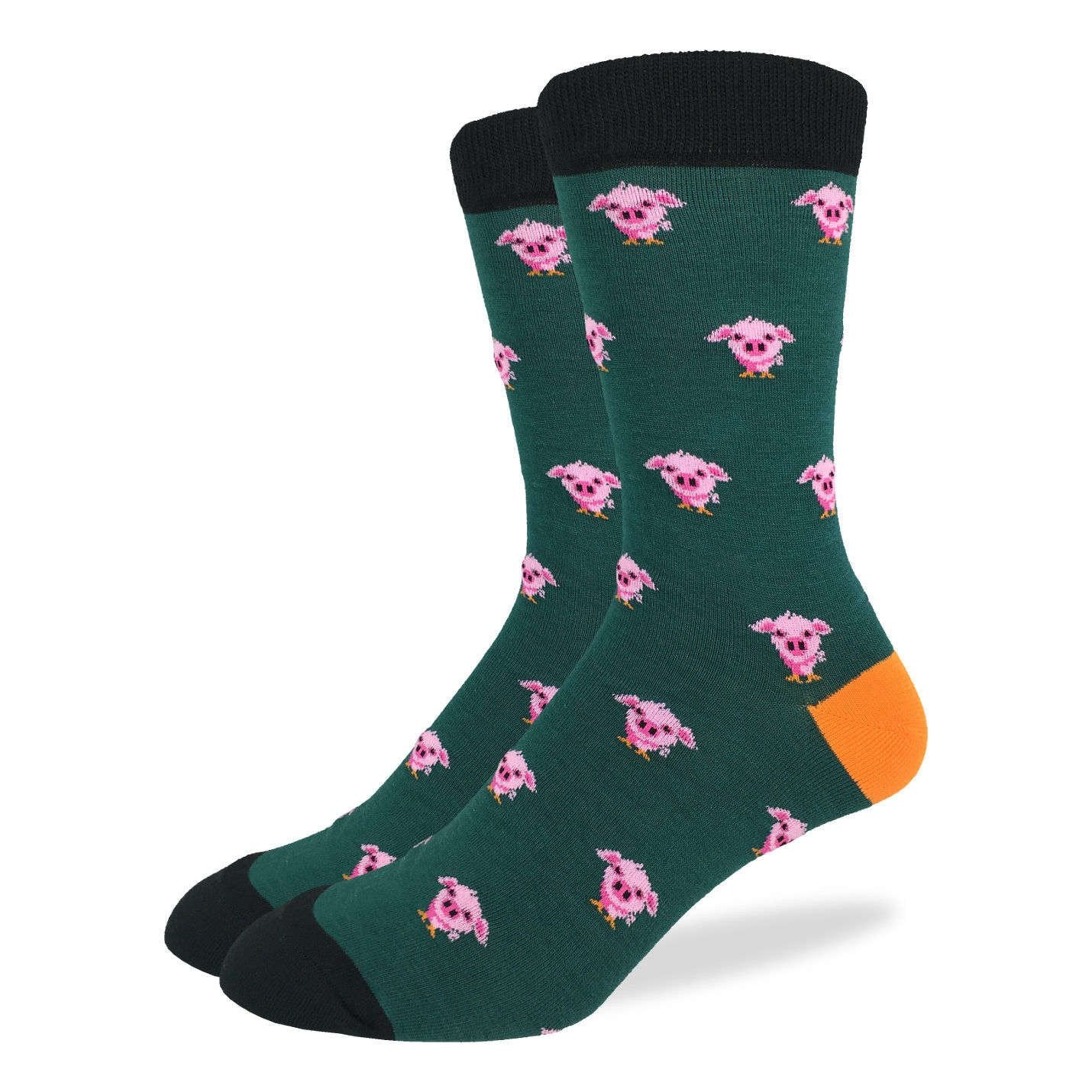 Men's Green Pig Socks – Good Luck Sock