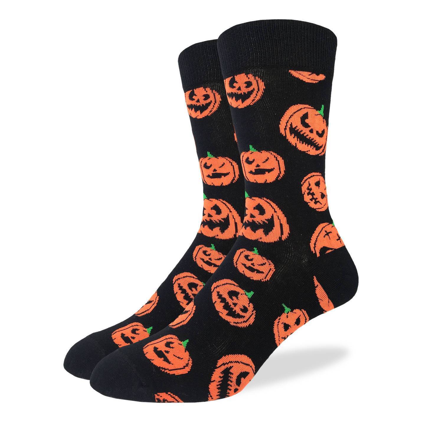 Men's Halloween Pumpkins Socks – Good Luck Sock