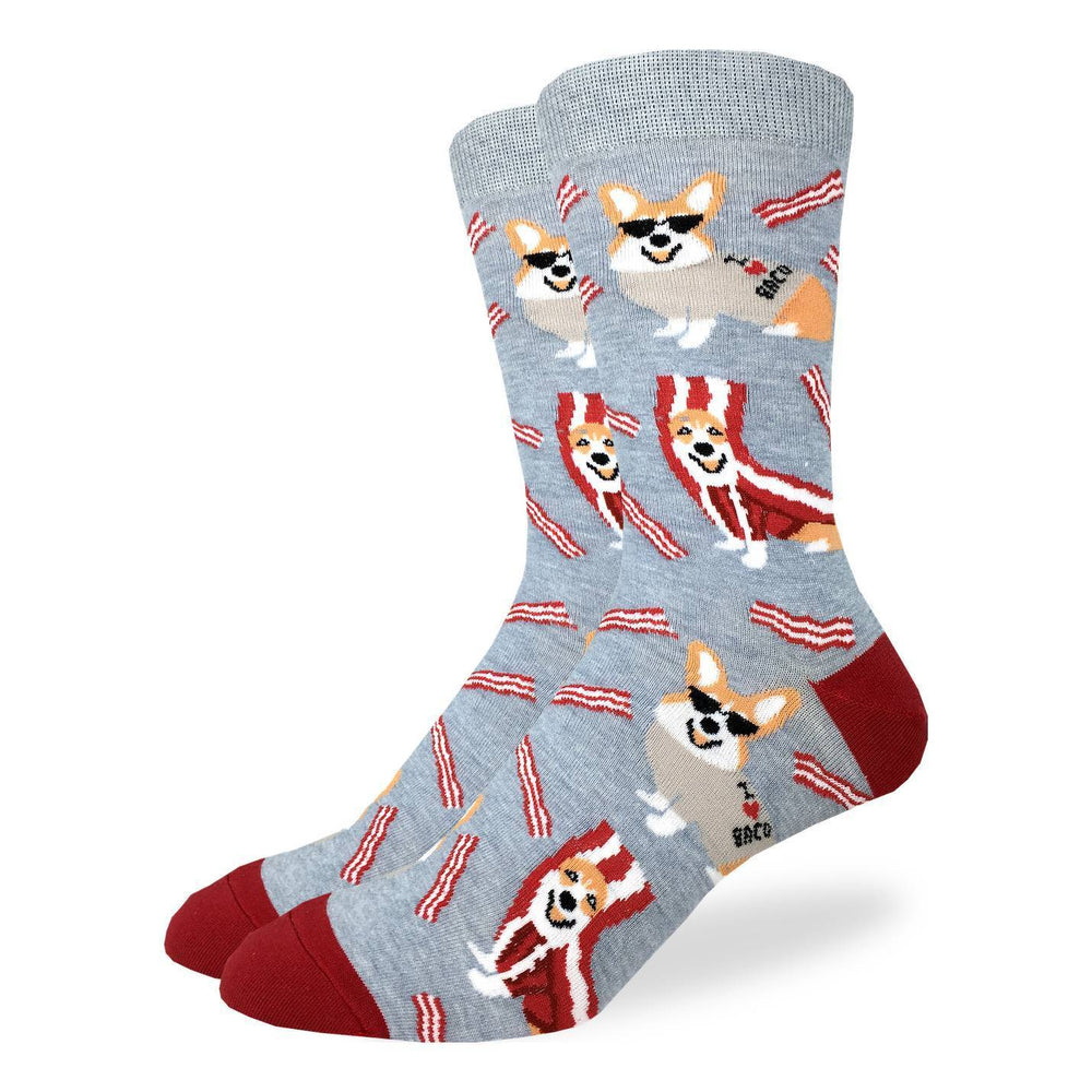 Men's Corgi Bacon Socks – Good Luck Sock