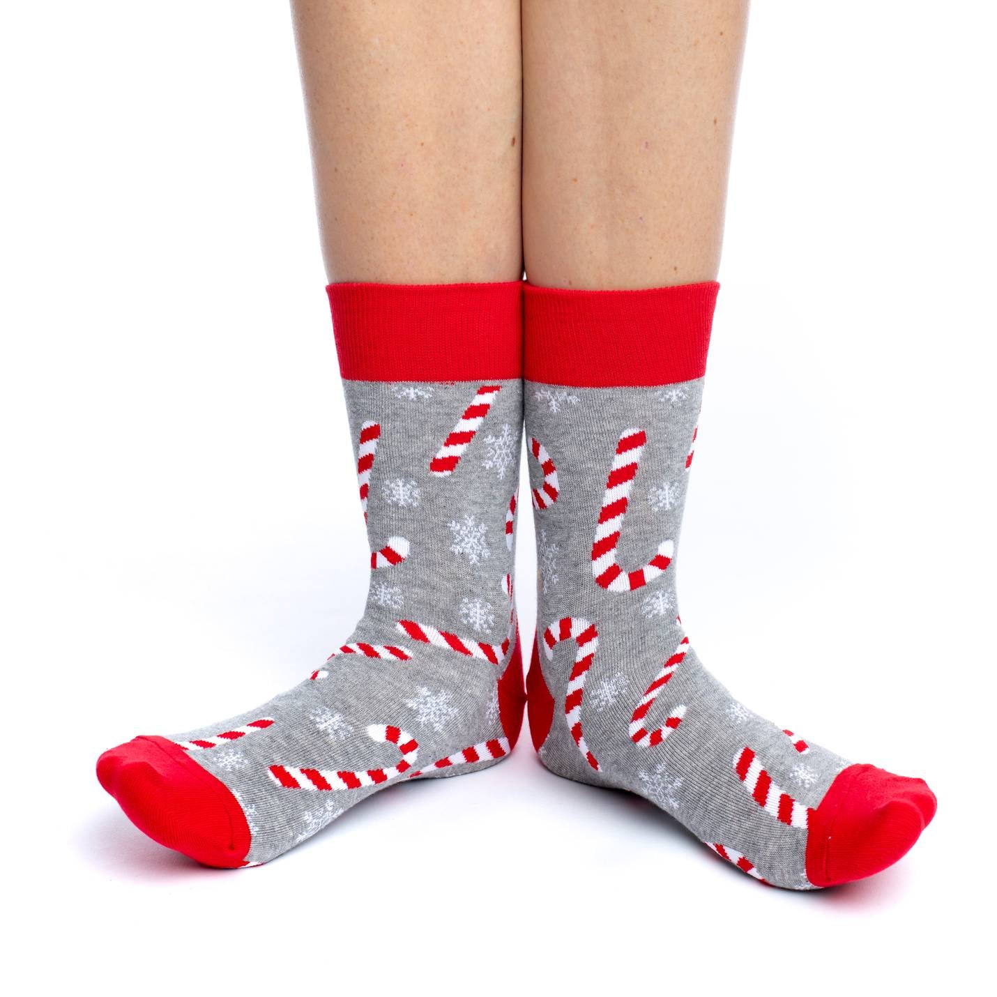 Women's Candy Canes Socks – Good Luck Sock