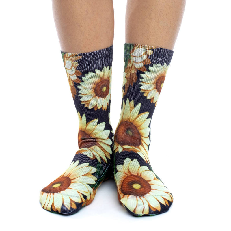Women's Sunflowers Socks – Good Luck Sock
