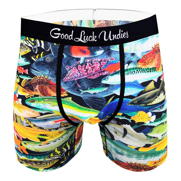 Men's Bear Catching Salmon Underwear – Good Luck Sock