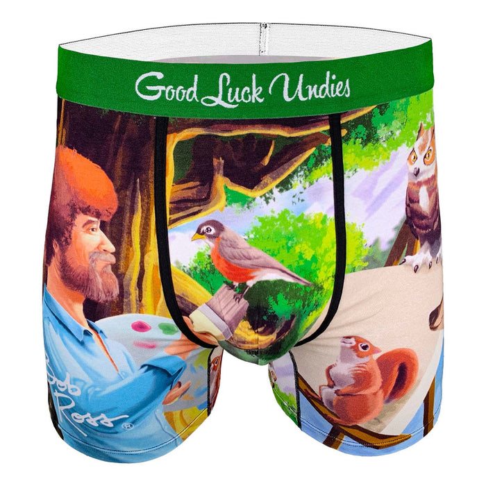 Men's Bob Ross, Reflections Underwear – Good Luck Sock