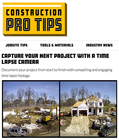 Construction Pro Tips Time Lapse