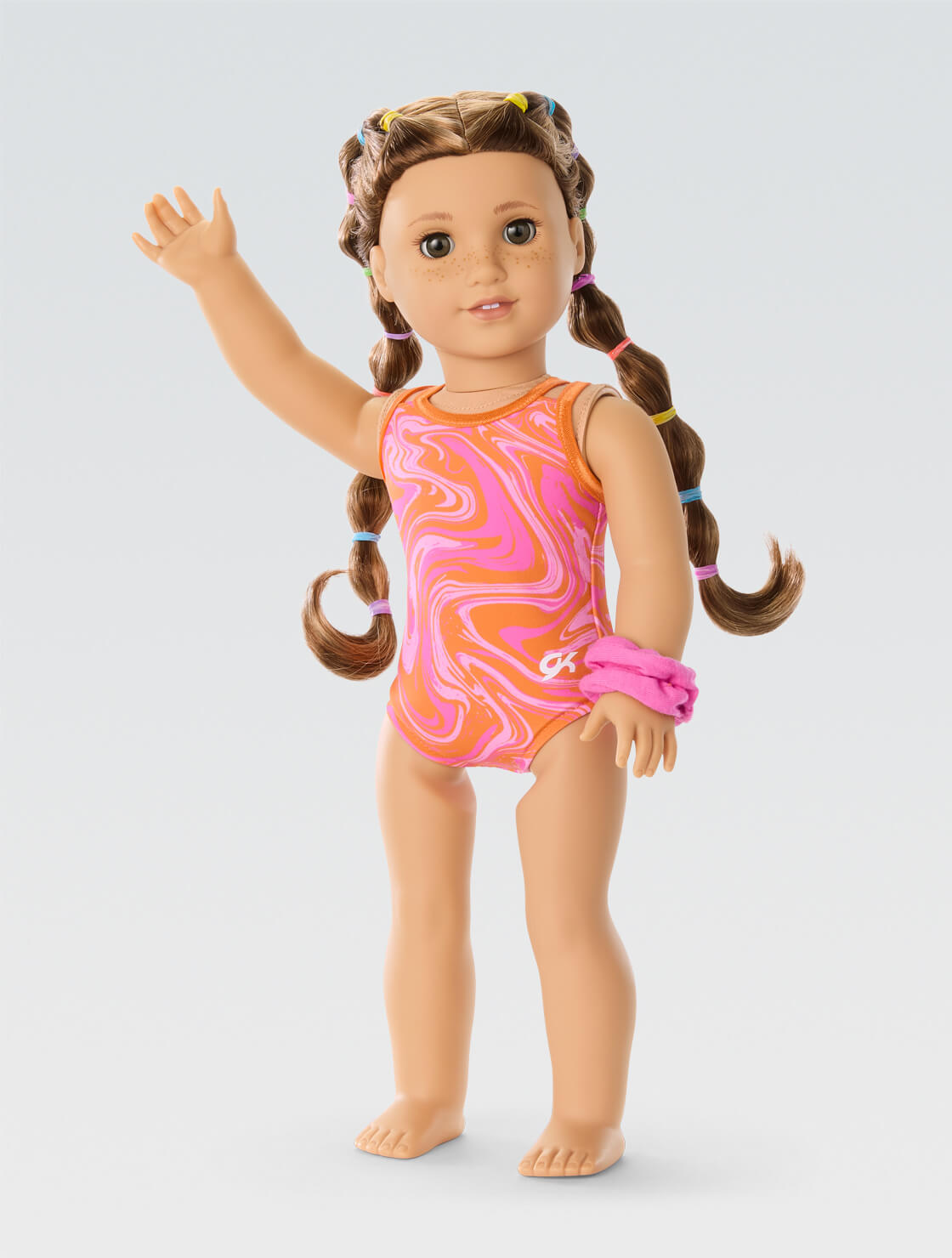 Dress Along Dolly Gymnastics Set With Outfit For American Girl Doll : Target