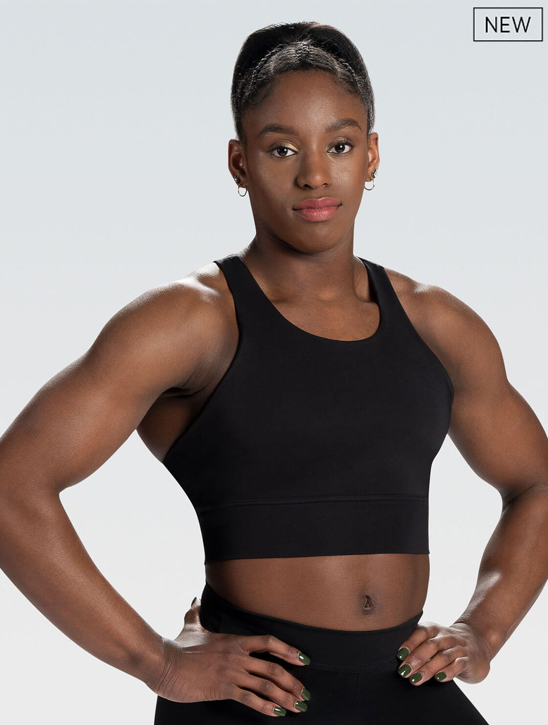 Freestyle Sustainable Sports Bra Crop Top Black