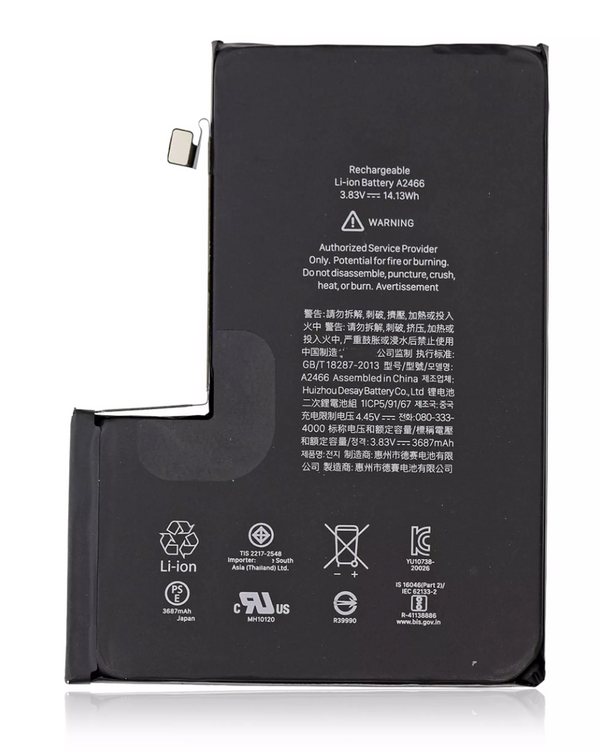 12 Pro Max - Carcasa trasera de repuesto para iPhone 12Pro Max (6.7  pulgadas) con cinta preinstalada, instrucciones de instalación (idioma  español no