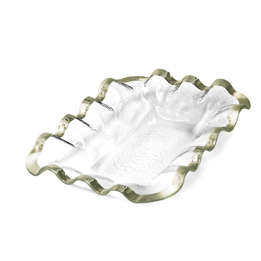 Annie Glass Ruffle Large Salad Bowl – Sharyn Blond Linens