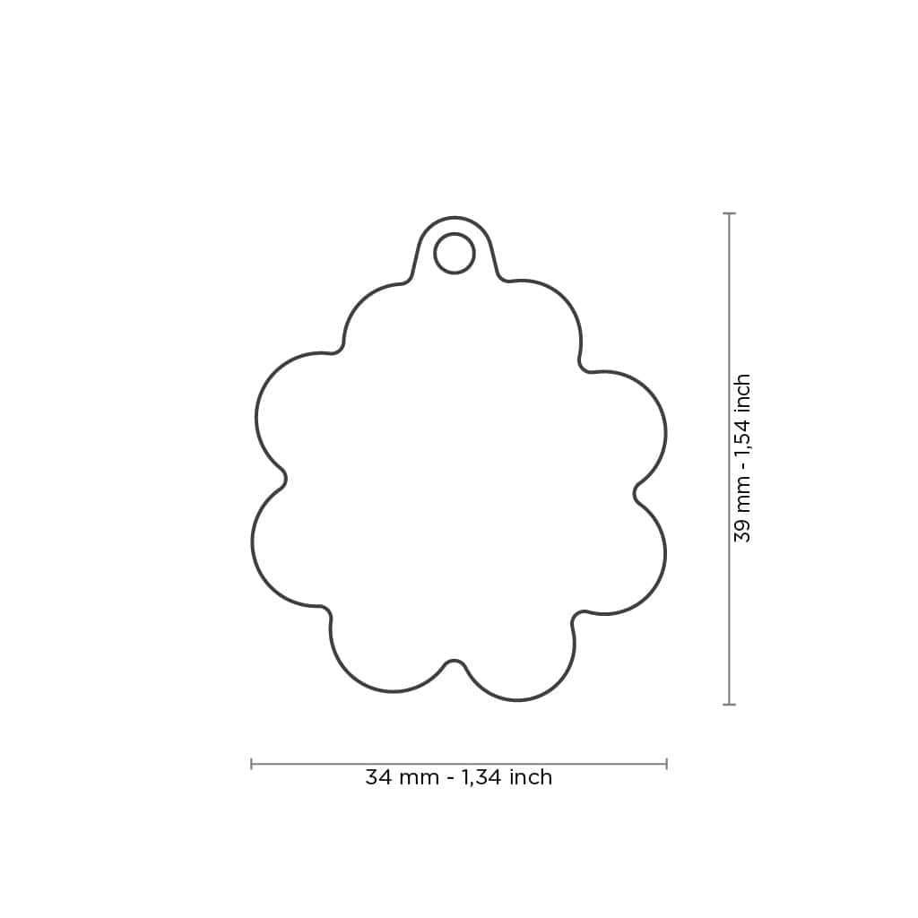 Daisy Pet Tag | Two Sizes to Choose From | Free Engraving - Fetching Ware