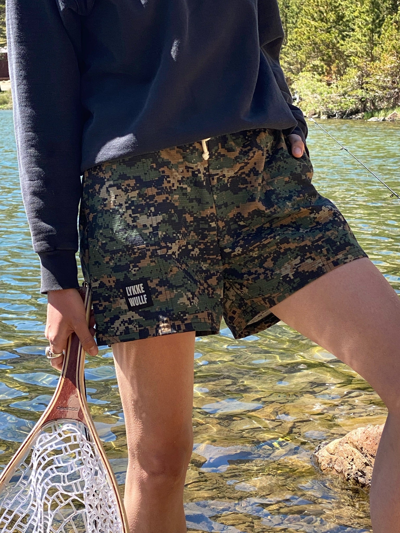 Leisure Short - Camo Ripstop