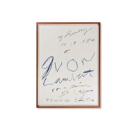 17700円店舗 配送 ベスト商品 Cy Twombly 1980 Artemisia ヴィンテージ