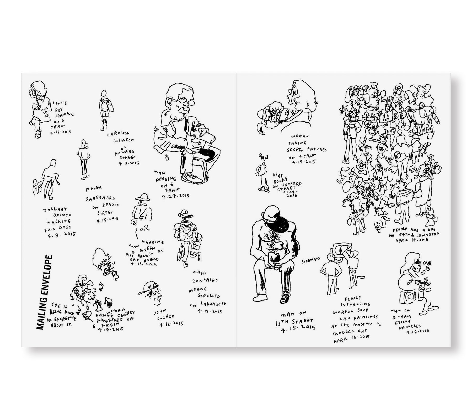 Everyone Person In New York Vol 2 By Jason Polan Twelvebooks