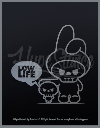 Funny Low Life Character Sticker Hypestance