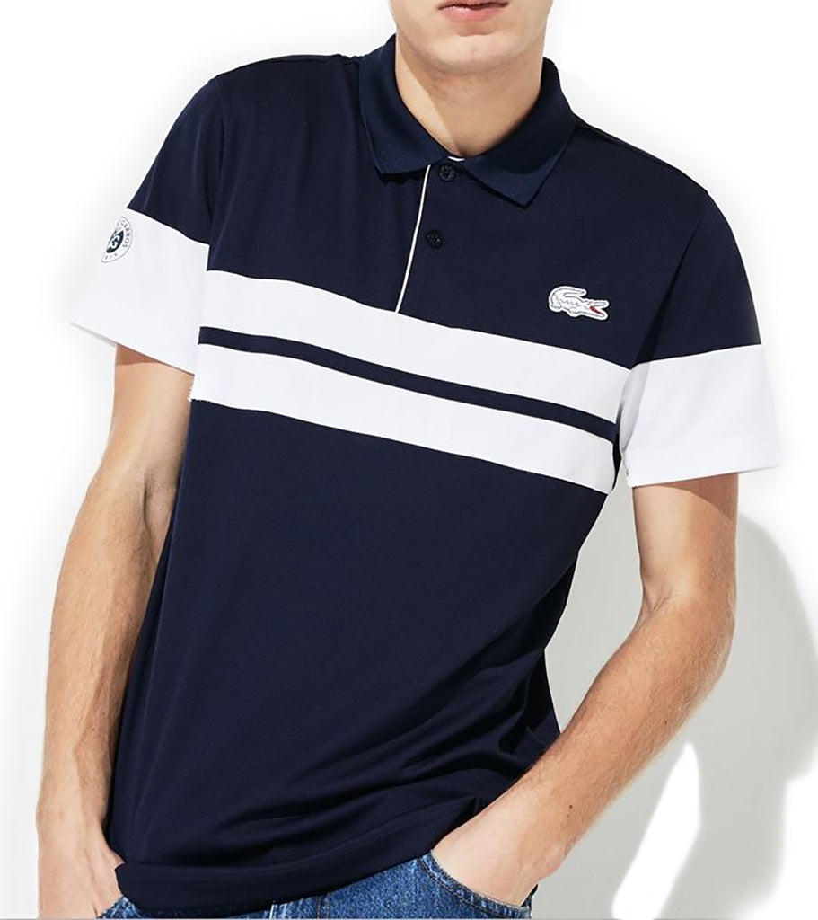 lacoste knitted polo