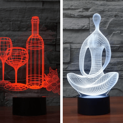 yoga 3d illusion lamp