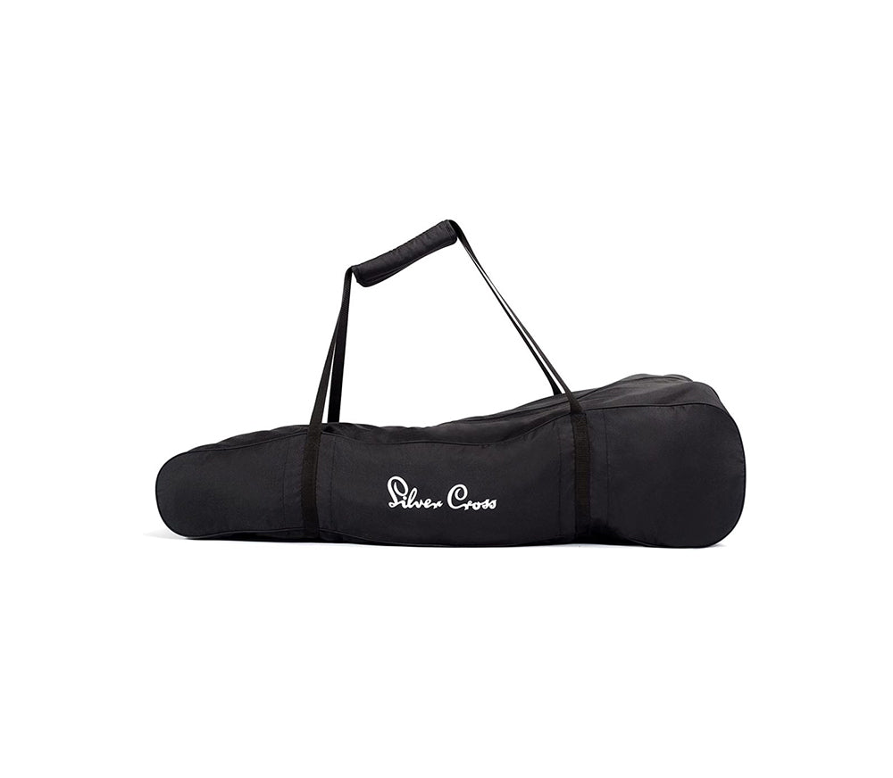 silver cross pram bag black