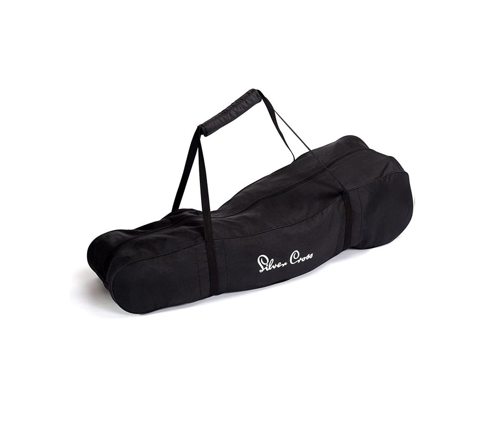 silver cross pram bag black