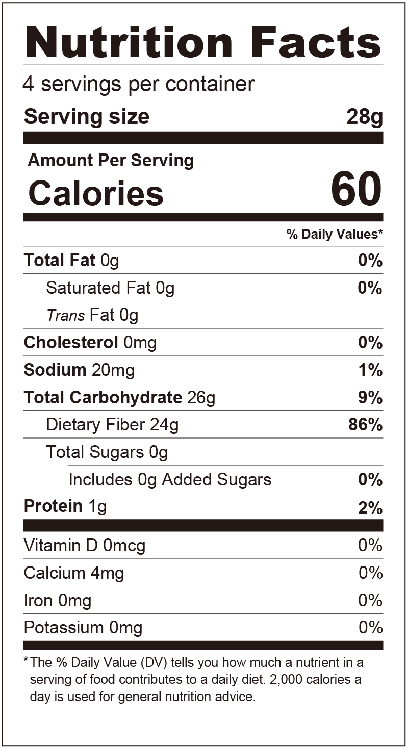 Freeze Dried Mini Marshmallows Nutrition Facts