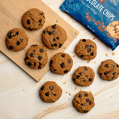 Peanut Flour Chocolate Chip Cookies