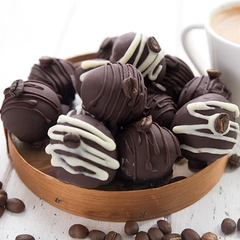Keto Chocolate Espresso Truffles
