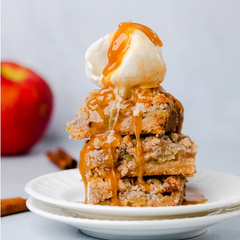 Keto Apple Crumble Bars