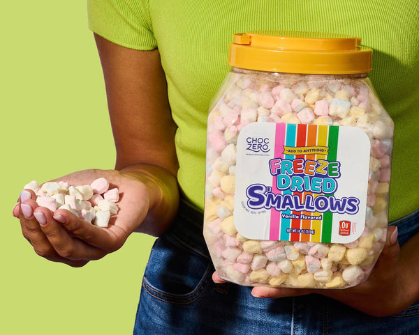 Sugar free freeze-dried marshmallows