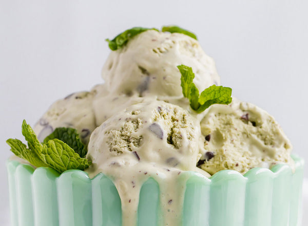 Keto Chocolate Chip Mint Ice Cream