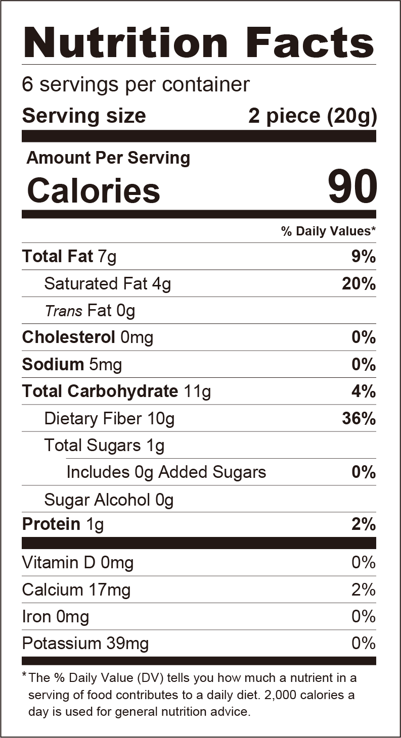 Valentine's Day Chocolate Heart Gift Box Nutrition Facts