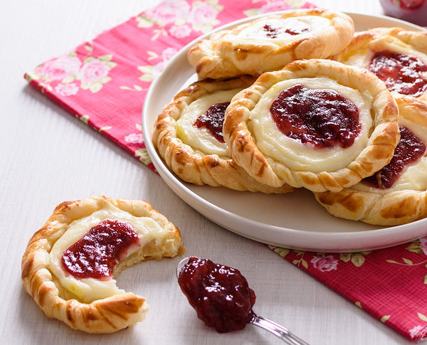 Keto Strawberry Danishes