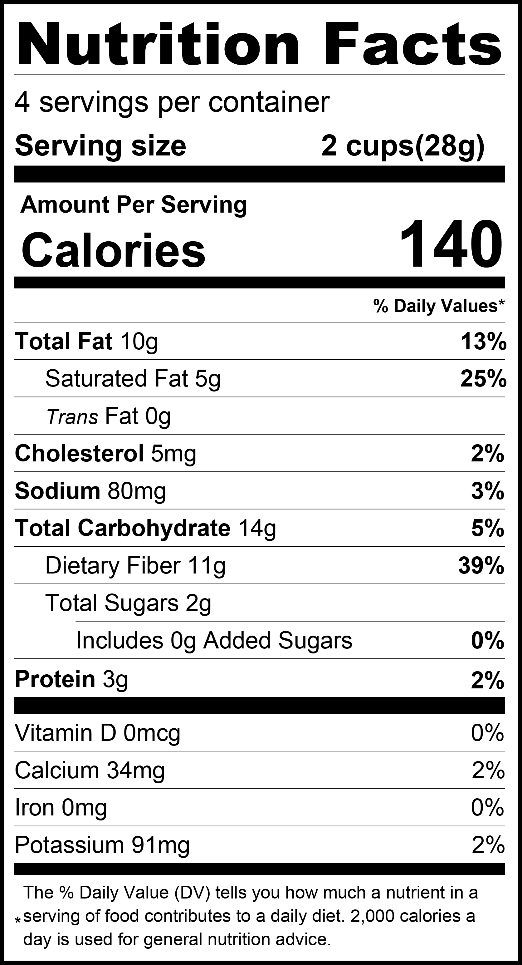 White Chocolate Keto Peanut Butter Cups Nutrition Facts