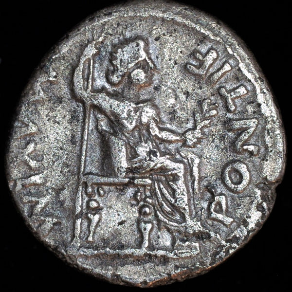 Tiberius. Denarius. AD14-37 – Coins4all