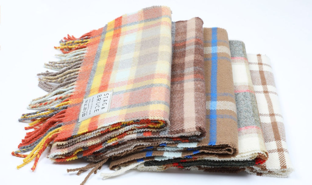 Stag & Bruce - wool throws and woollen blankets designed in Scotland