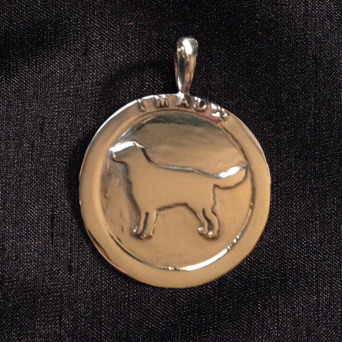 Amethyst Gemstone with Bronze Animal Pendant
